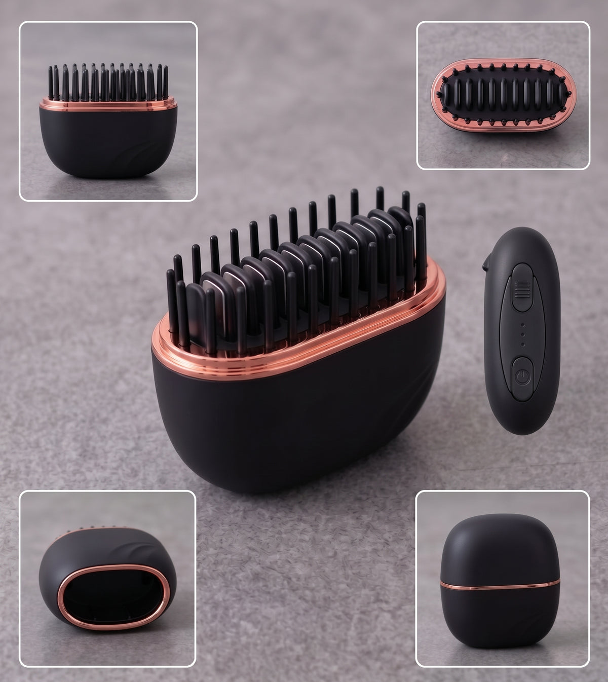 Cepillo alisador inalámbrico portátil, recargable por USB